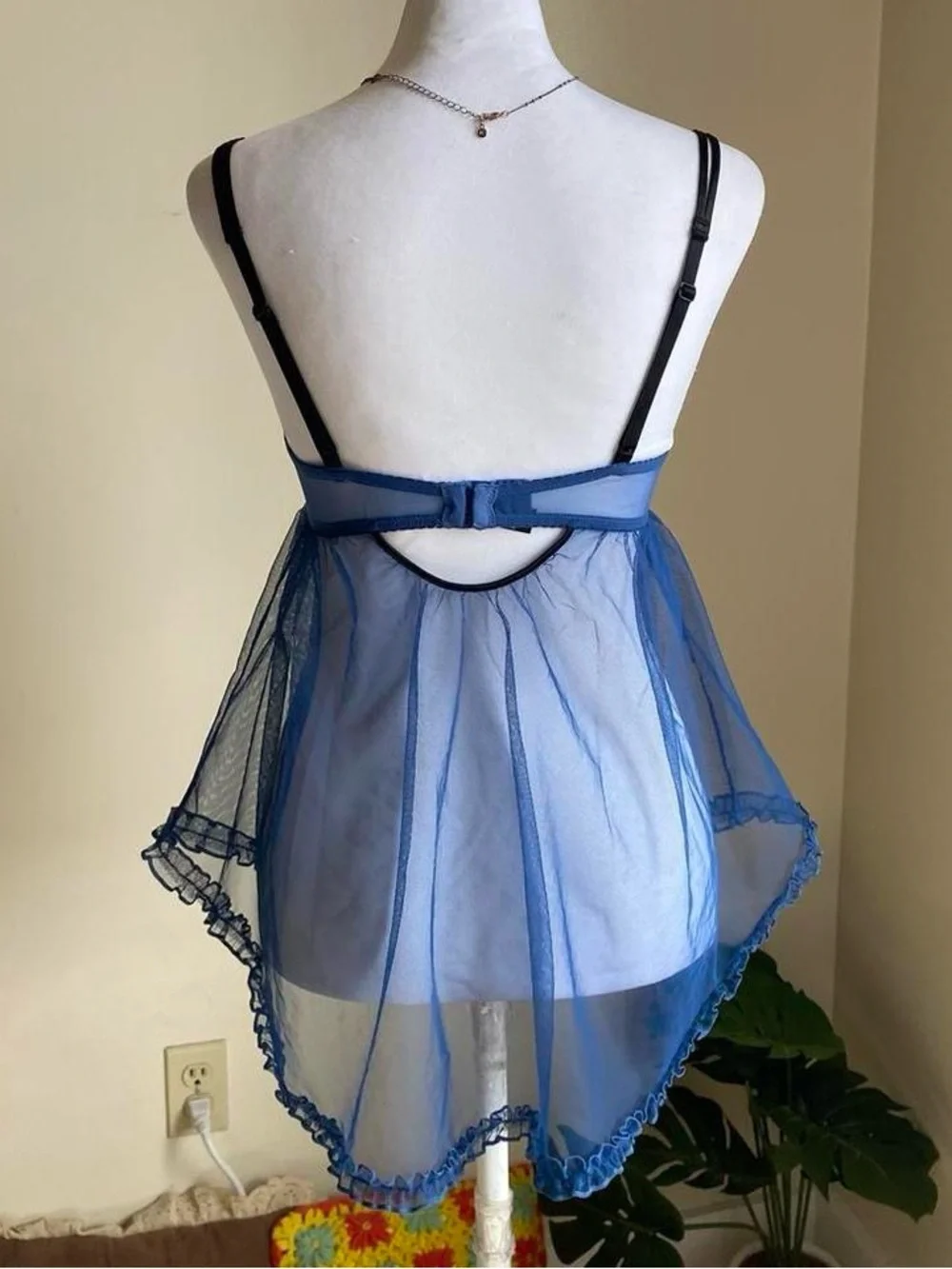 Victoria’s Secret Dark Blue Babydoll Chemise - Picture 7 of 7